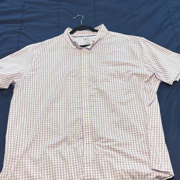 croft & barrow Other - Croft & Barrow Men's Light Purple Checkered Button Down Shirt 2XB